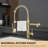 Commercial Kitchen Faucet With Pull Down Sprayer, Single Handle Singlaucet Faucet-117581024