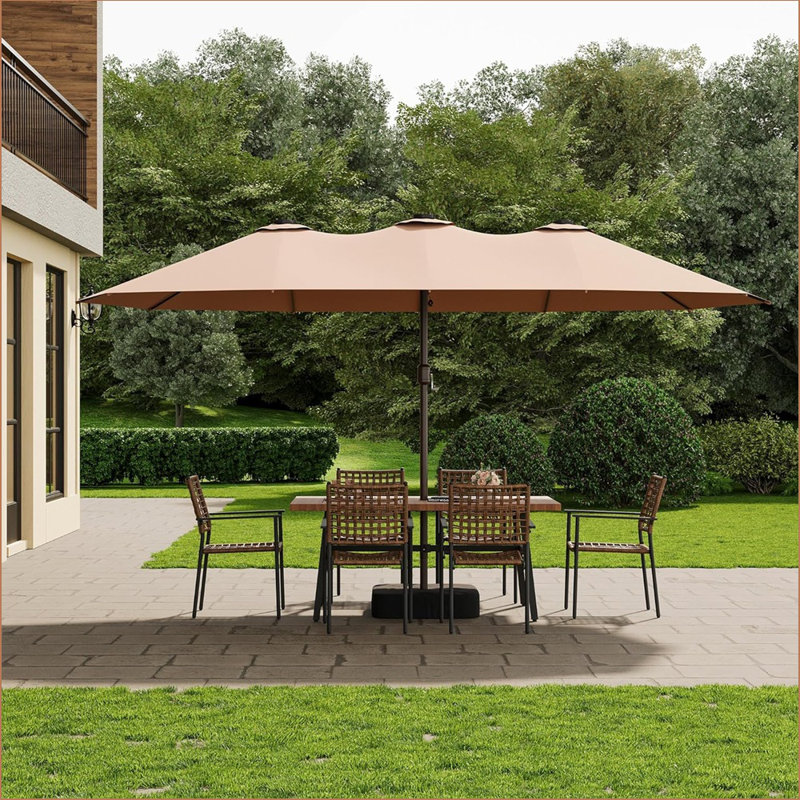 457.2cm Lighted Market Parasol