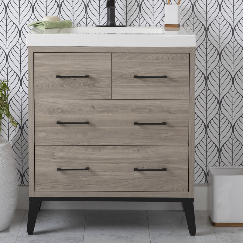 Ensemble de meuble-lavabo simple 31 po Houlberg, Orme des bois