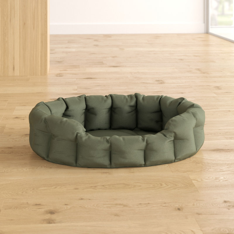 Ismael Pet Bed, Large (76cm W x 64cm D x 24cm H), Green