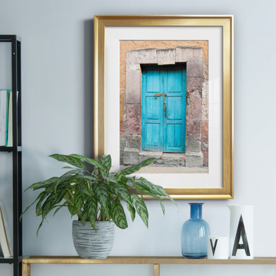 «Topaz Door» par Danita Delimont - Reproduction sur papier encadrée