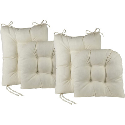 Ensemble de coussins de chaise berçante antidérapants Champetres, ensemble de 2