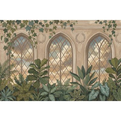 Décoration murale amovible pour jardin intérieur Cloudy Sky