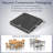 Outdoor Chair Cushion Set of 6 Waterproof Fade-Resistant Olefin Seat Cushions-12024514