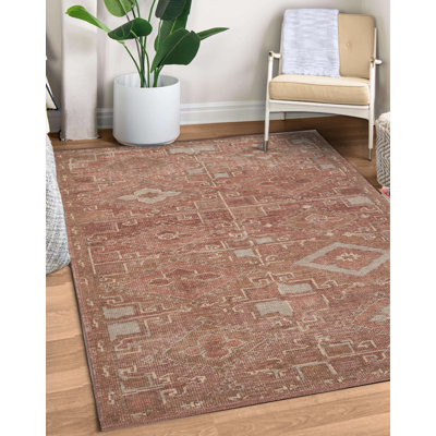 Maeve Hand-Knotted Geometric Wool Rug