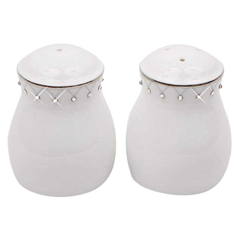 Princess Platinum Salt And Pepper Shaker Set
