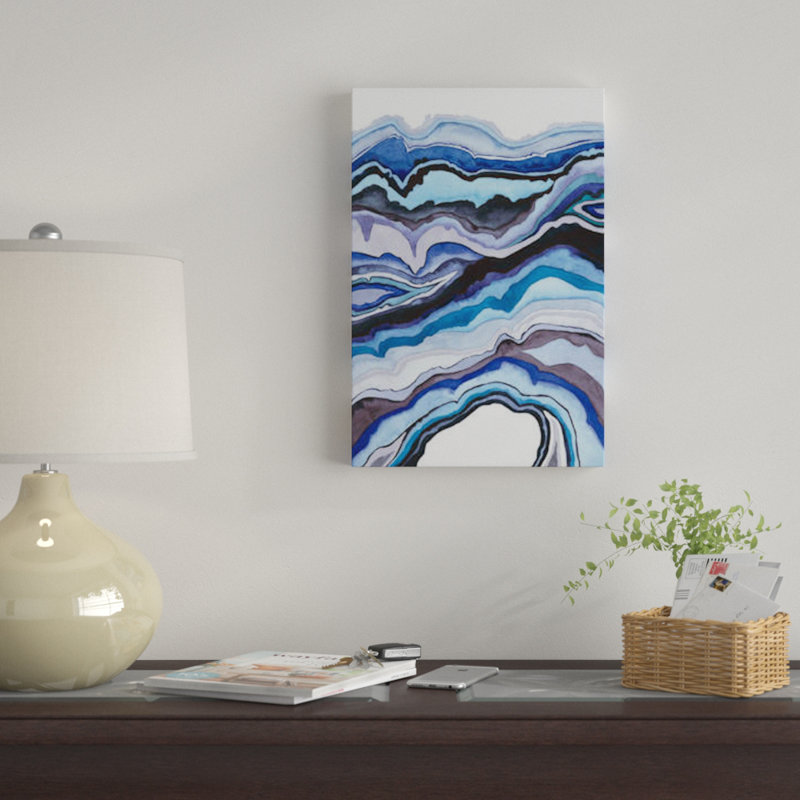« quartz lore ii », reproduction sur toile, H 18 po x l 12 po x P 1,5 po, Toile tendue, Pas de tapis