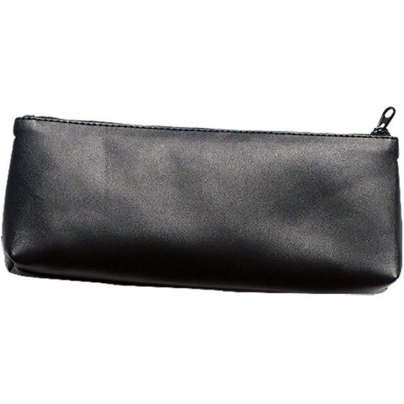 Rectangular Zipper Pouch, Leather