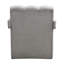 Fauteuil de 26,3 po en tissu gris, en forme de L, avec support solide, capacité de 228 lb pour le salon-237073982