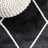Birute Minimalist Diamond Trellis Black/White Rug-719087021
