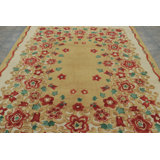 Art Deco One-of-a-Kind 8'0x10'5 Hand Knotted Area Rug