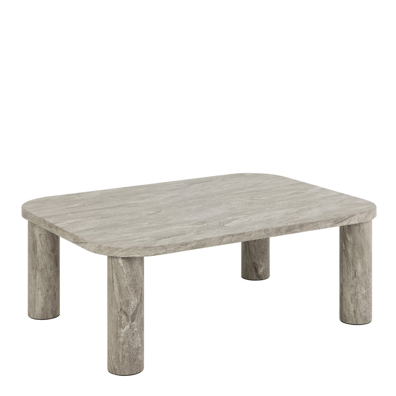 Solano Coffee Table, 36cm H x 100cm L x 75cm W, Grey