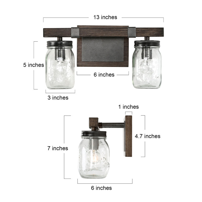 Carlile 2 - Light Dimmable Vanity Light
