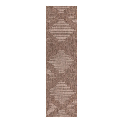 Tapis intérieur / extérieur en polypropylène tissé à la machine Everyn