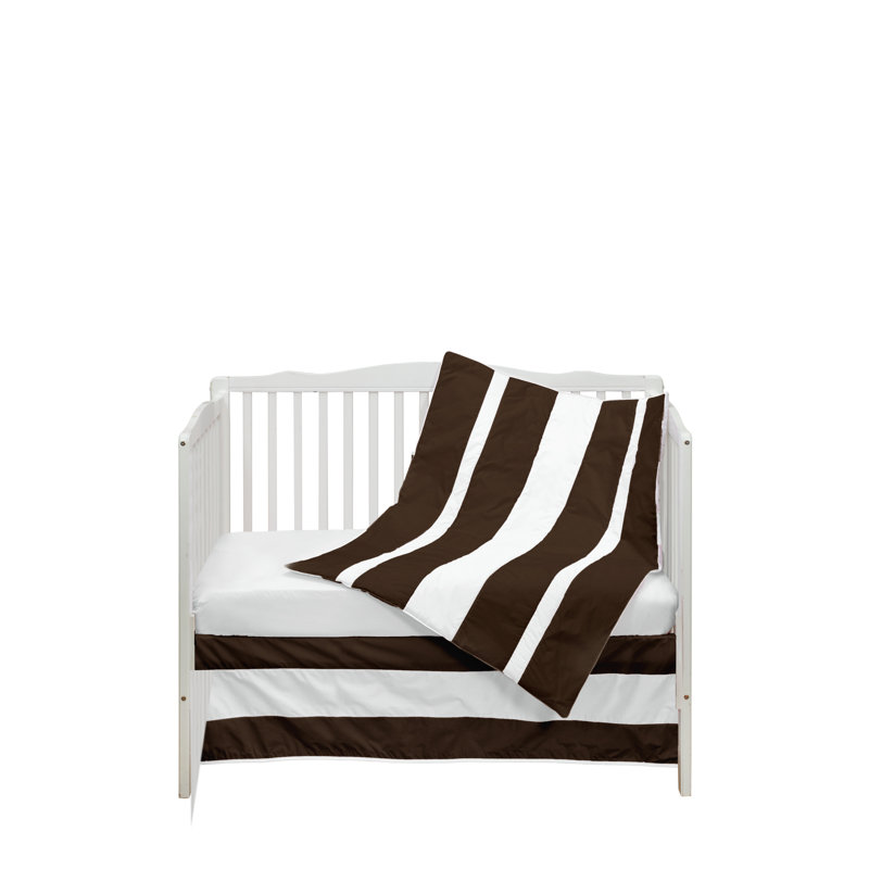 Ensemble de literie pour lit de bébé 3 pièces Rosado, Chocolat
