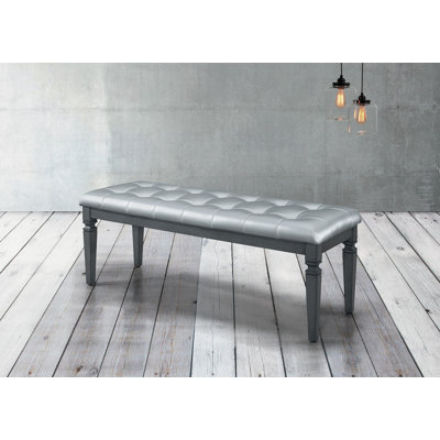 Oscar Faux Leather Upholstered Bench