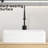 Bathroom Vessel Sink, Rectangular White Ceramic, Deep Bowl, Splash - Minimizing, Efficient Drain