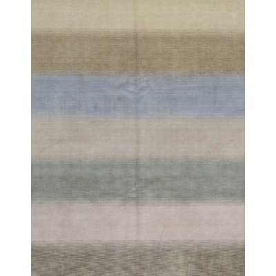 Gabbeh Wool Striped Area Rug