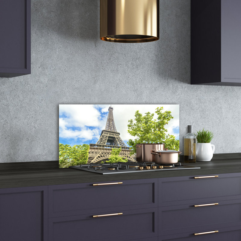 Akeema Green - Eiffel Tower Paris - No Frame Print on Glass