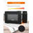 COMMERCIAL CHEF 0.7 Cu.Ft Microwave with 10 Power Levels, Black