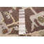 Tapis unique brun de 6 pi Sophy