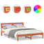 With LED Strip Lights With Headboard Solid Pine Wood-1210906029-1210906044