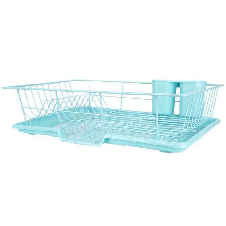 Better Houseware 3423 Compact Dish Drainer Set, Stainless 12 x 9 x 5