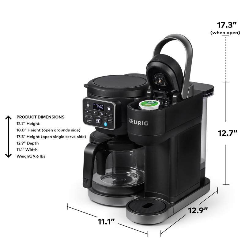Cafetière à portion individuelle et carafe chaude et glacée K-Duo® (Gen 2)