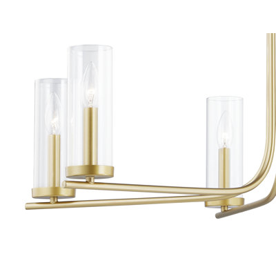 Mugnaini 6 - Light Dimmable Classic / Traditional Chandelier