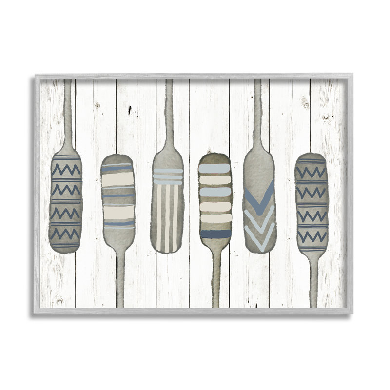 Motif géométrique de poteaux d'eau, H 20 po x l 20 po x P 1,5 po, Estampe numérique Farmhouse