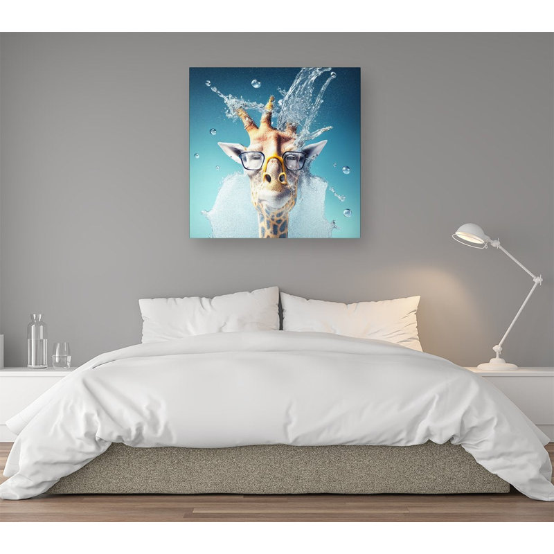 Giraffe - Wrapped Canvas Print