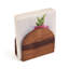 Porte-serviette vertical en bois d'acacia