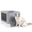 Liverpool Plastic Litter Box Enclosure with Scoop