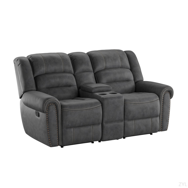Causeuse inclinable grise