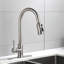 Robinet de cuisine rétractable à poignée simple avec accessoires-70307268