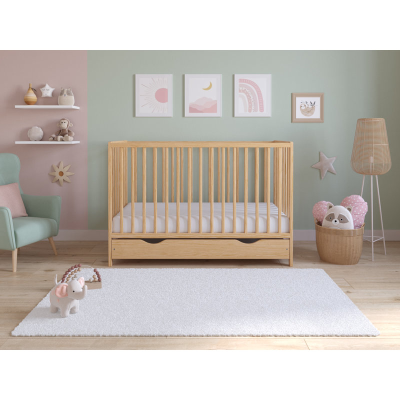 1 Cot Bed, Beige/Tan