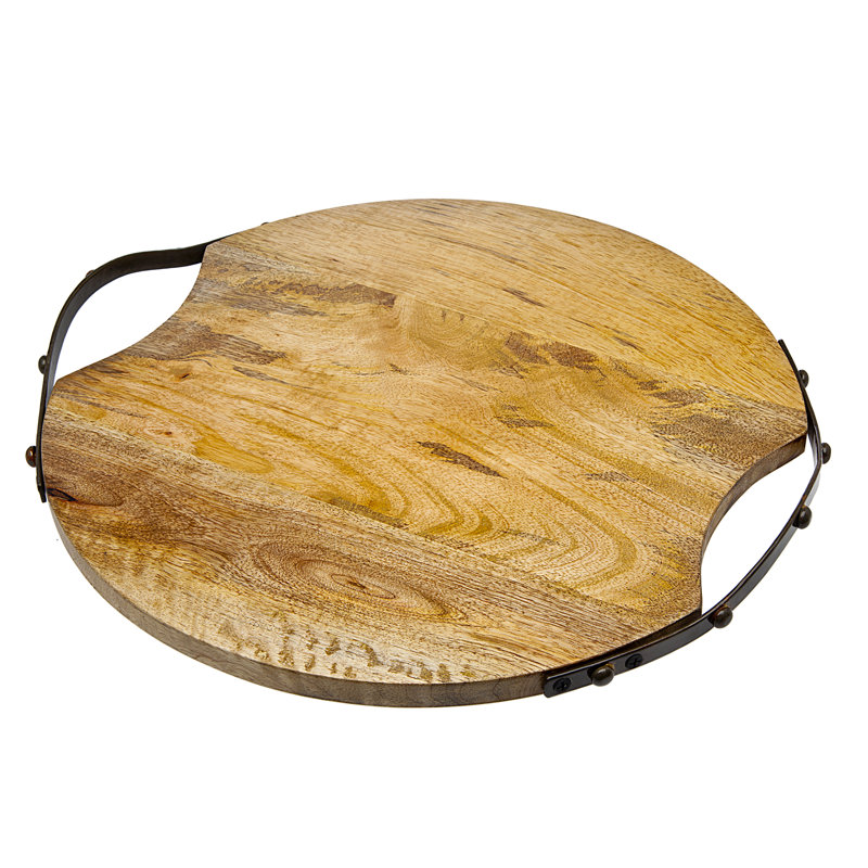 Edica Ridgewood Round Cutting Board, 14.96" W x 15.35" L