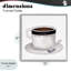 Tasse à café noire, estampe numérique, conception par Elizabeth Medley-1026586651-1026586649