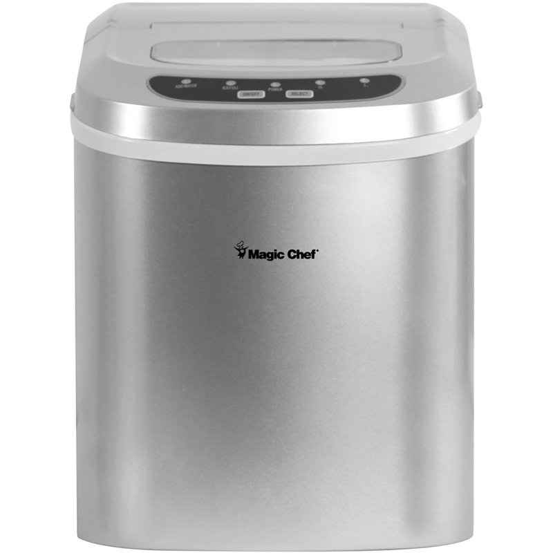 27-Pound-Capacity Portable Ice Maker, Silver