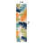 Parksley Palm Frond Indoor/Outdoor Area Rug Ivory/Orange/Navy-69986569