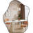 Sunee Flat Wall Mirror