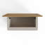 Joulon Ottoman Blanket Box. 91cm Wide. Solid Wood. Oak Top. Fully Assembled.-1604321666