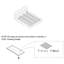 Lit plateforme en tissu chenille épais de taille grand avec tête de lit et structure ferme-298575050