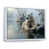 Cadre flottant blanc