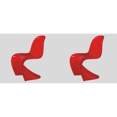 Chaise d’appoint de salle à manger empilable pour patio Mistretta