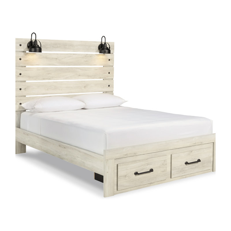 Kalayiah Slat Storage Bed, Queen