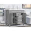Meuble-lavabo gris avec lavabo - 36 po avec armoire moderne pour garder votre porte propre et bien fermée-1279904926-1279904923
