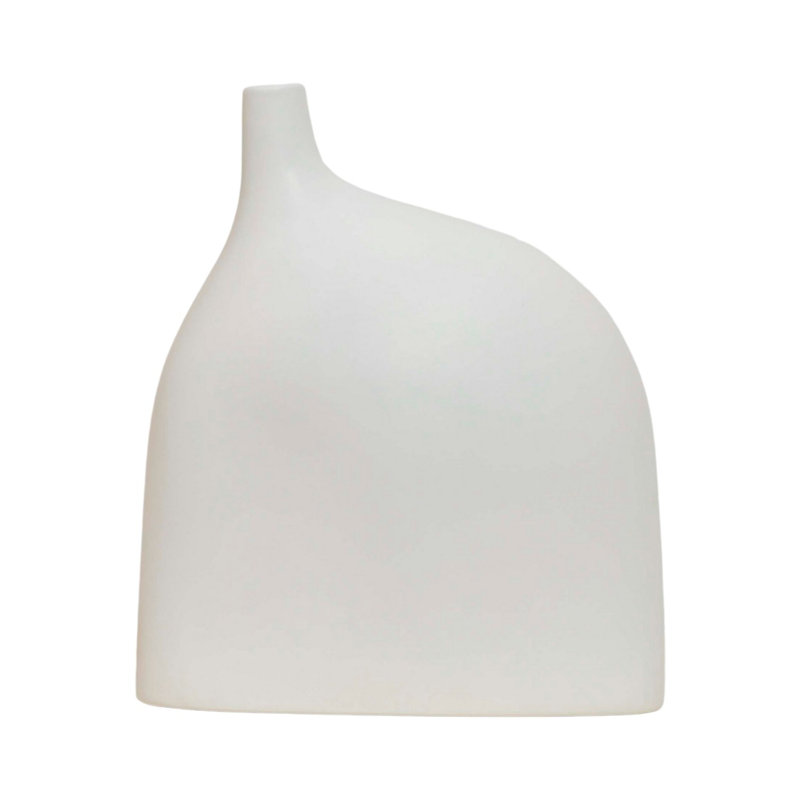 Cyna Ceramic / Porcelain Table Vase, White