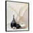 Toile avec cadre flottant noir