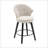 2PCS Chenille 25"Wing Back Swivel Bar Stools-1007985827
